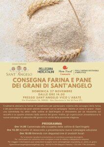 Consegna farina e pane dei grani di Sant'Angelo